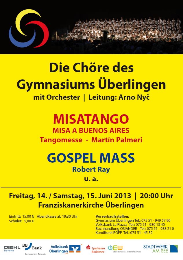 Misa Tango, 2013 in der Franziskanerkiche