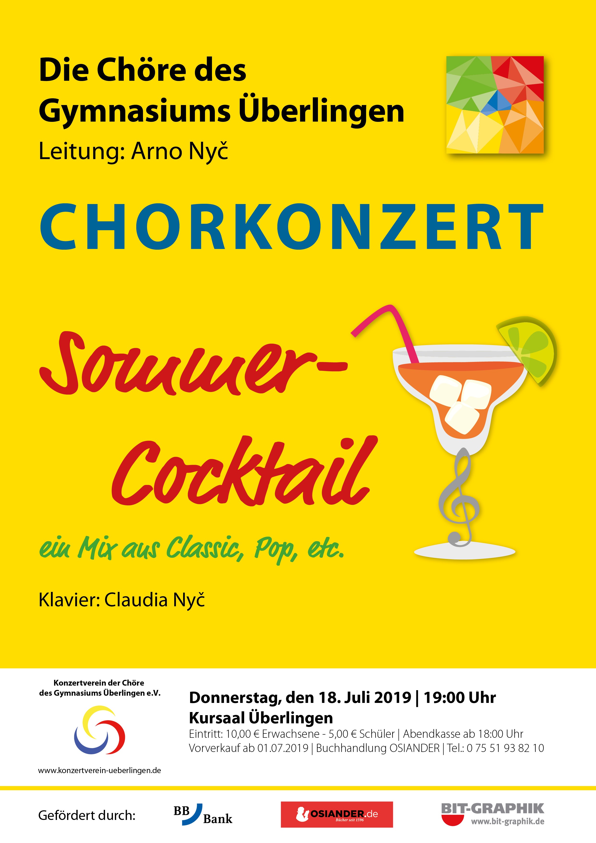 Sommer-Cocktail, 2019 im Kursaal